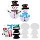 thumbnail image 3 of Fieltro Navidad muñeco de nieve pegatinas DIY Año Nuevo regalo niños juguetes decoraciones navideñas, 3 of 6