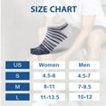 thumbnail image 4 of OpetHome Cotton Toe socks for women men, Running Ankle five toe socks Multicolor 3 pairs Medium size, 4 of 6