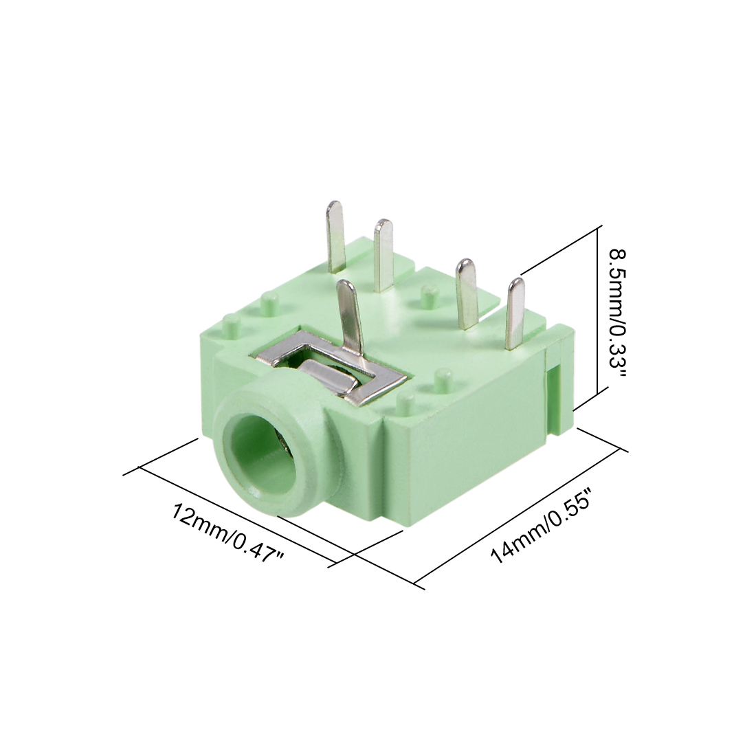 Pin Socket Headphone Stereo Jack Audio 