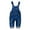 Z-Blue3, variant on Hiijoy Baby Dungarees Solid Color Denim Overall Sleeveless Strap Jumpsuit for Boys Girls