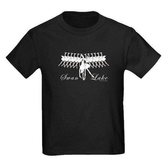 CafePress - Swan Lake Kids Dark T Shirt - Dark T-Shirt Kids XS-XL