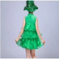 thumbnail image 4 of Women Girls Kids Children Green Christmas Tree Costume Outfit Cosplay Props Hat Elf Fancy Dresses, 4 of 4
