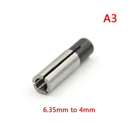 

6.35mm to 3.175mm 1/8 engraving bit router tool adapter for engraving collet