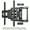 Black- 32-65 Inch, variant on Full Motion Articulating TV Wall Mount Bracket for 37-75 Inch Flat & Curved LED LCD OLED TVs, Swivel Tilt Rotate, Max VESA 600x400mm, Extends 24 Inch, Holds Up to 132 lbs Fits 16" Wood Studs