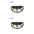 thumbnail image 2 of Kearding Luz de pared LED de 600lm, luz de valla con Sensor PIR, luz de jardín de energía Solar IP65, lámpara de pared nocturna impermeable para 102LED 2piezas Kearding CBP159610, 2 of 6