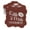 Brown, variant on Inkdotpot Real Gold Foil Bracket Shape Paper Hang Tags Kiss The Miss Goodbye Bridal Shower Favor Tags Pack Of 100