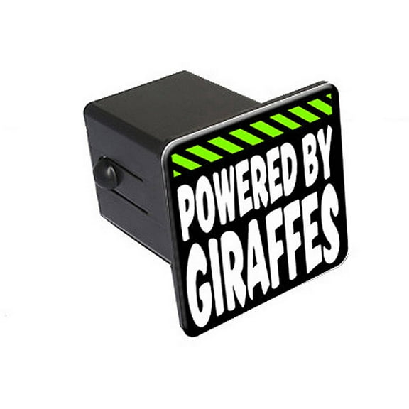 Powered By Giraffes 2" Tow Trailer Hitch Cover Plug Insert
