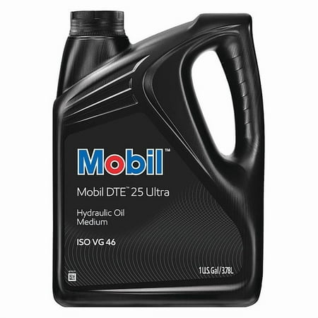 Mobil Hyd Oil,DTE 25,ISO 46,1 gal.,PK4 125365