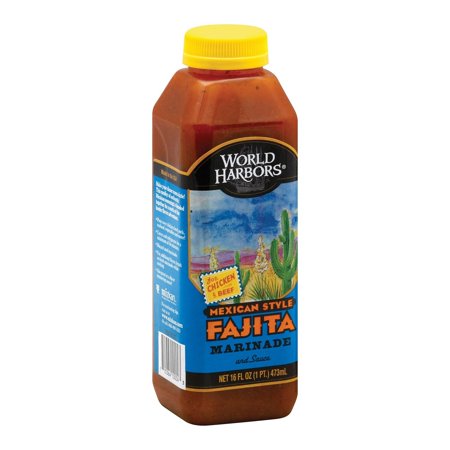 World Harbor Fajita Marinade And Sauce Mexican Style - Pack of 6 - 16 Fl (The Best Fajita Marinade)