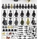 thumbnail image 5 of Minifigura de policía especial de 12 Uds., muñeco de bloques de construcción, muñeco ensamblado de partículas pequeñas esquí esquí Gafas de esquí, 5 of 5