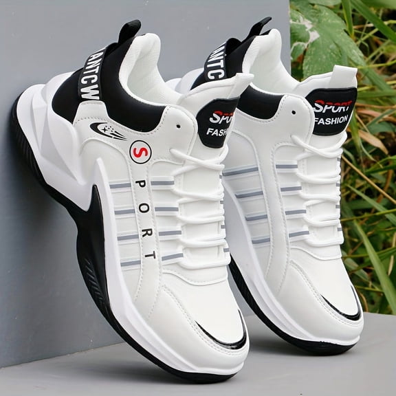 Men's High-Top Sneakers - Casual & Stylish, Comfortable Basketball Shoes with Non-Slip EVA Sole for All Seasons - For Men - Suitable for Sports & Casual Wear - Great Gift for Teenagers & Young Adults