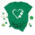 thumbnail image 4 of Crop Top Dgankt Women's St. Patrick's Day Short Sleeve T-Shirt Letter Printed Solid Color Tops Short Sleeve Crew Neck Shirts, 4 of 5