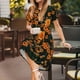 thumbnail image 3 of Balery Daisies Vestidos sueltos de manga corta para mujer, vestidos de verano 2025, vestidos casuales de corte A con vuelo., 3 of 6