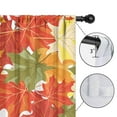 thumbnail image 4 of Harvest Season Rustic Autumn Harvest Thanksgiving Curtains Set of 2 Farmhouse,42x84in Kitchen Curtains Fall Holiday Long Curtain, 4 of 5