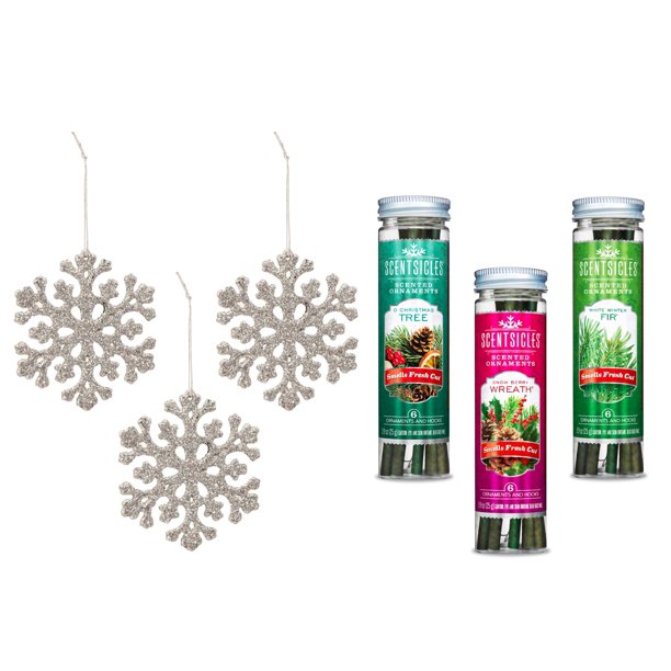 Scentsicles Bundle (3 Bottles, 1 of Each O Christmas Tree, White Winter
