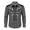Grey, variant on Curuila Child Kids Boys Shirt Button Down Cowboy Print Lapel Long Sleeve Fashionable Soft Tops Black Size 4-5 Years