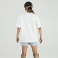 thumbnail image 2 of Women's Gameday Couture Cream South Carolina Gamecocks Oversized Fierce Focus T-Shirt, 2 of 4