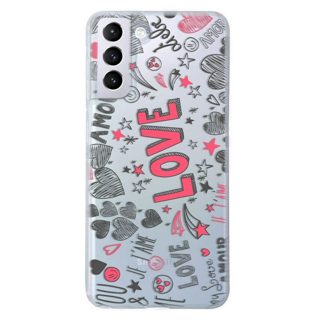 Funda para Galaxy S22 Ultra InstaCase Corazones Love Antigolpes