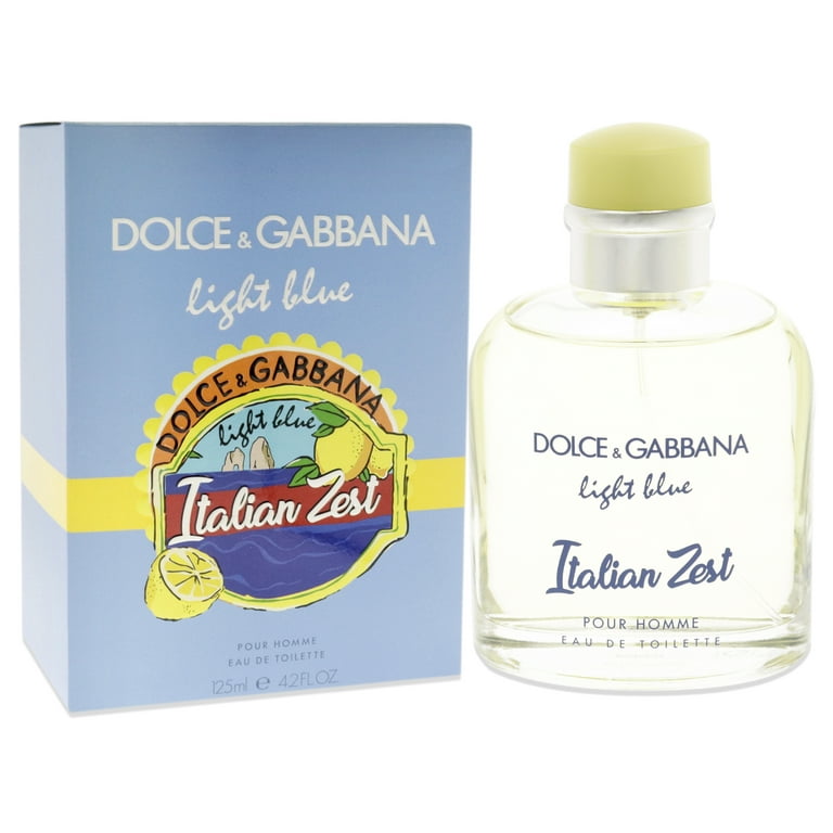 Forstyrre camouflage Vil Dolce and Gabbana Light Blue Italian Zest, 4.2 oz EDT Spray - Walmart.com