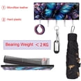thumbnail image 5 of PhooArto Key Holder for Wall Decorative with 5 Key Hooks, Blue Butterfly Purple Flower Holders Wall Mount Organizer with Mail Key Rack, Self Adhesive, 5 of 7