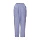 thumbnail image 1 of Gibobby Pantalones de Casuales para Mujer Pantalones sueltos de algodón Haren Pantalones de cintura alta de lino Pantalones de lápiz a rayas para mujer (Azul, M), 1 of 5