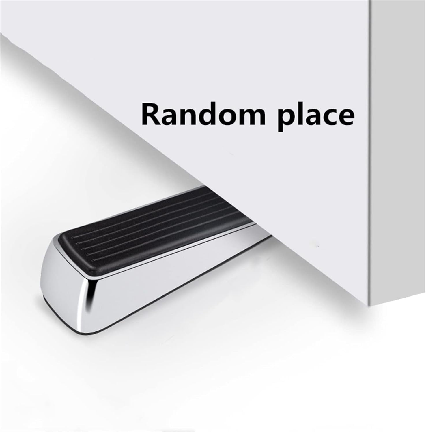 Removable Door Stopper Zinc Alloy Door Top Rubber Door Stopper Top Door Stop Windproof and Anticollision Door Stopper 1Pcs