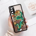 thumbnail image 1 of Funda de dragón negro para Samsung A52s, carcasa dura para Samsung Galaxy A32, A52, A12, A72, A21S, S20 FE, S21 Ultra Plus, A 52, 12 Fivean unisex, 1 of 2