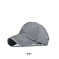 thumbnail image 2 of stanreset Women Baseball Cap Ponytail Sports Hat Spring Autumn Adjustable Buckle Fashionable for Running Leisure Sporting Accessory Gray, 2 of 6