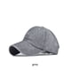 thumbnail image 2 of Qarigey Gorra de béisbol para mujer, gorra deportiva con cola de caballo, moda de primavera y otoño, transpirable, para correr, accesorio deportivo Sombreros Gris Qarigey  AP019033-05, 2 of 6