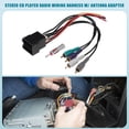 thumbnail image 2 of 1 Juego de arnés de cableado de radio CD estéreo con adaptador de antena para Land Rover 1999-2004, 2 of 6