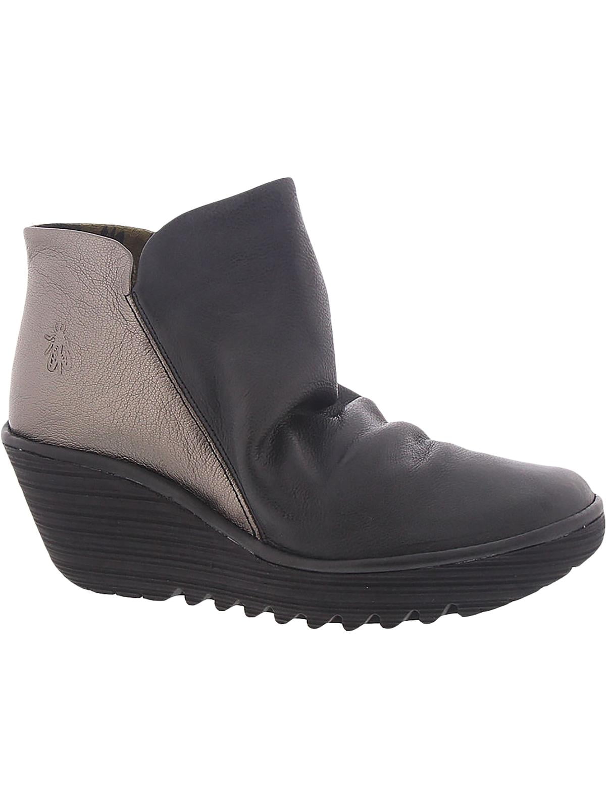 FLY London Womens Yip Leather Wedge 