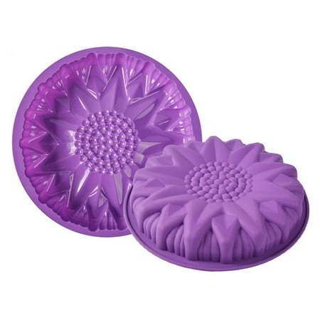 

Handmade Baking Cake Decorating Tools Jelly Dome Chocolate Mousse Moulds Silicone Cake Mold 3D Round Flower 02