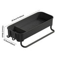 thumbnail image 3 of Universal Wall Mounted Kitchen Drain Rack for Convenient Drying and Organization - Thick Caddy Holder with Jar Organizer and No-Punch Installation, 3 of 9