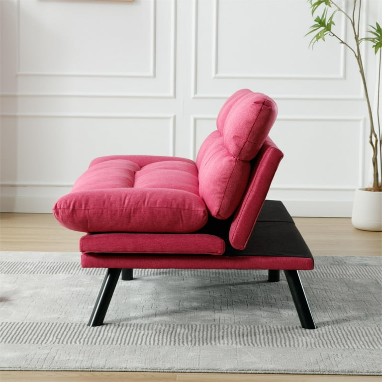 Small red futon discount