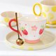 thumbnail image 5 of 1 juego de taza de cerámica con cuchara, taza de cereales, taza de café, taza de desayuno, taza de café, 5 of 8