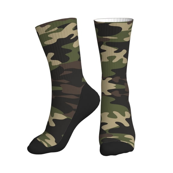 Men Women Camo Novelty Sports Design Casual Dress Socks