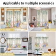 thumbnail image 5 of Cute Easter Bunny Kitchen Curtains Window Panels, Eucalyptus Leaves Colorful Eggs Beige Insulated Window Treatment Curtain, Grommet Curtains for Bedroom/Living Room/Bathroom, 2 Piece 42"Wx45"L, 5 of 8