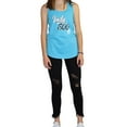 thumbnail image 2 of Indy 500 Womens Distressed Script Racerback Tank Top, Blue, XX-Large, 2 of 5