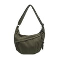 thumbnail image 2 of Bolsa cruzada de pana para mujer, de gran capacidad, color sólido, correa ajustable, para escuela, oficina y uso diario., 2 of 7