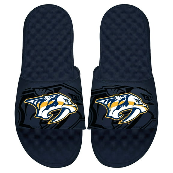 Youth ISlide Navy Nashville Predators OT Slide Sandals