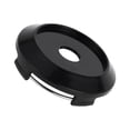 thumbnail image 1 of Tapa central de rueda universal, duradera, 64 mm, 2.52" de diámetro exterior, cubiertas de cubo de vehículo, plástico negro, 1 of 6