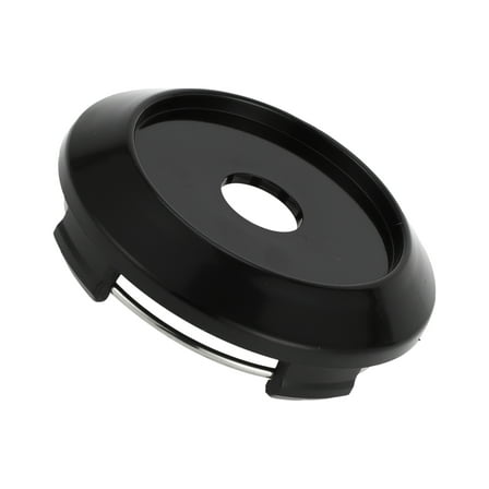 Universal Wheel Center Hub Cap Durable 64mm 2.52" Outside Diameter Vehicle Hub Covers Plastic Black