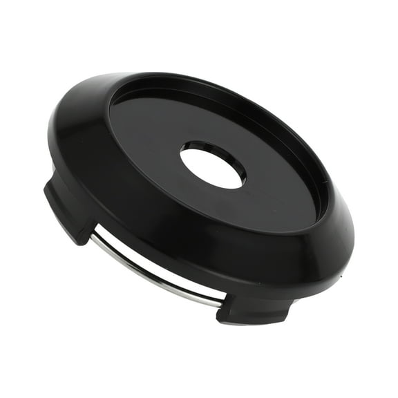 Universal Wheel Center Hub Cap Durable 64mm 2.52" Outside Diameter Vehicle Hub Covers Plastic Black