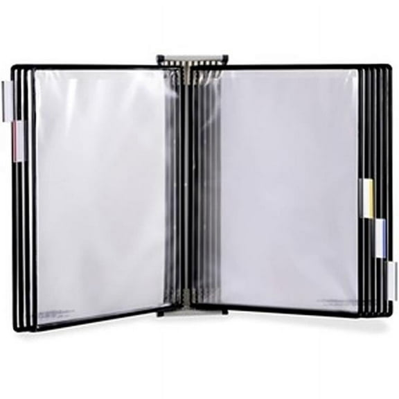 Wall-Mountable protective Reference Display Unit, Clear & Black