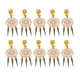 thumbnail image 1 of 10 piezas de accesorios unisex para rastas de barba, tubo de resorte para rastas de barba para bodas, vida diaria, dorado, 1 of 10