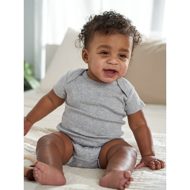 Gerber Baby Neutral 6-Pack Short-Sleeve Bodysuits photo 2