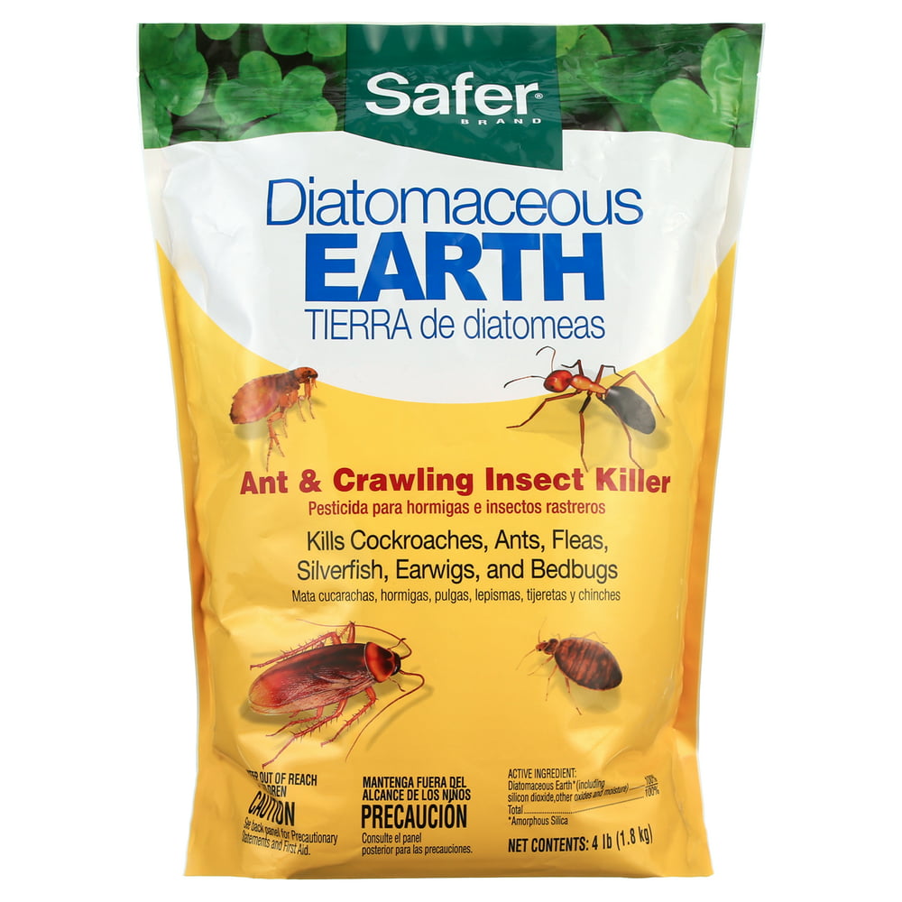 Safer Brand Crawling Insect Killing Diatomaceous Earth 4 lb Walmart