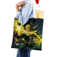 thumbnail image 4 of Eyes of Wakanda Bolso de tela con estampado de lienzo para mujer, bolsa de compras reutilizable y estética, con cremallera interior, regalo para mujer,40*40cm., 4 of 6