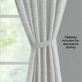 thumbnail image 5 of French Connection Misty Light Filtering Back Tab Window Curtain 2-Panel Sets, 5 of 7