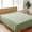 Mint Green 63"x91", variant on Unique Bargains Double Gauze Bed Sheet Flat Sheet Wrinkle Textured Bedding Yellow 63"x91"